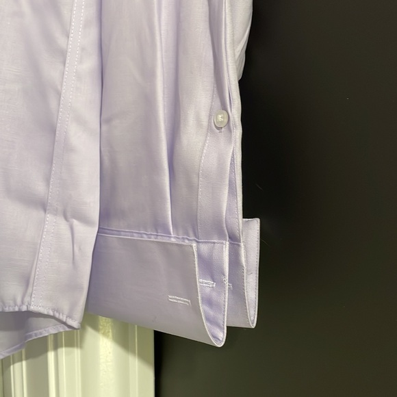 NEW Calvin Klein Men's Dress Shirt Slim Fit Non Iron Solid French Cuff - 16 - Picture 8 of 13